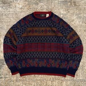 Italian Sweater Co. Vintage 90s Acrylic/Wool Sweater Size Mens Medium